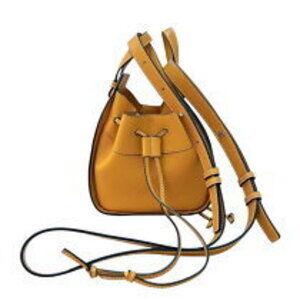 LOEWE Hammock Leather Drawstring Shoulder Calfskin Handbag